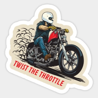 TWIST THE THROTTLE Sticker